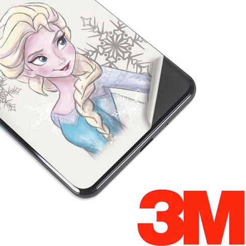 Disney Frozen Elsa Snowflakes Art Google Pixel 3 XL Skin